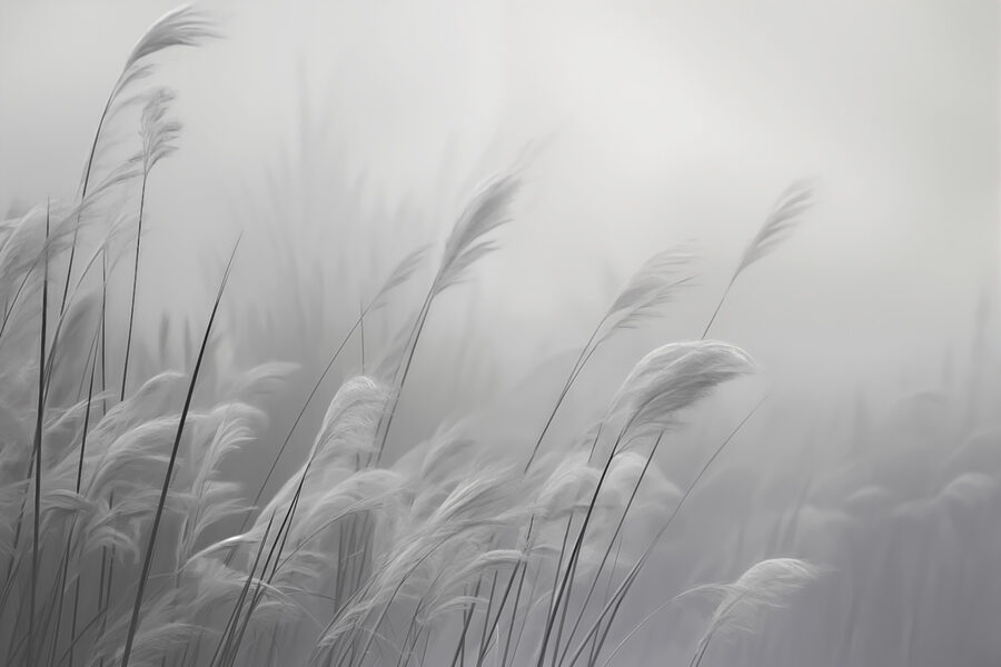 Wall murals Soft grasses sway in gentle breeze - Image 3