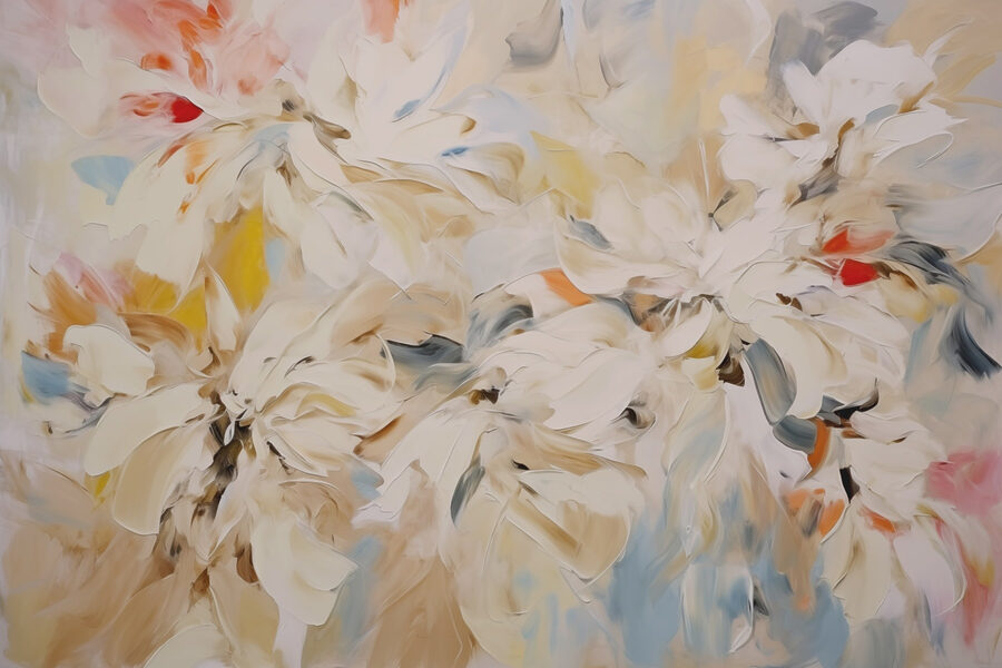 Wall murals Painting of flowers - Image 3