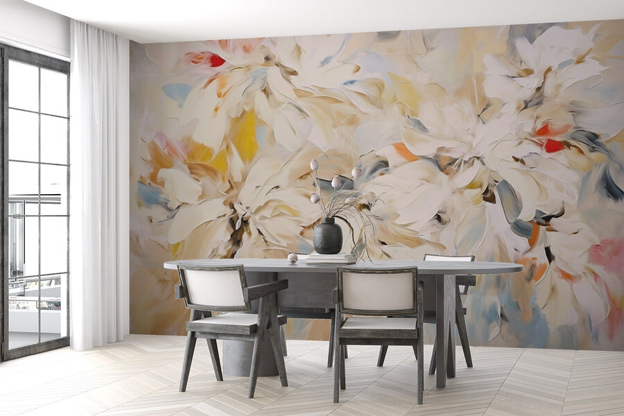 Wall murals Painting of flowers - Image 2