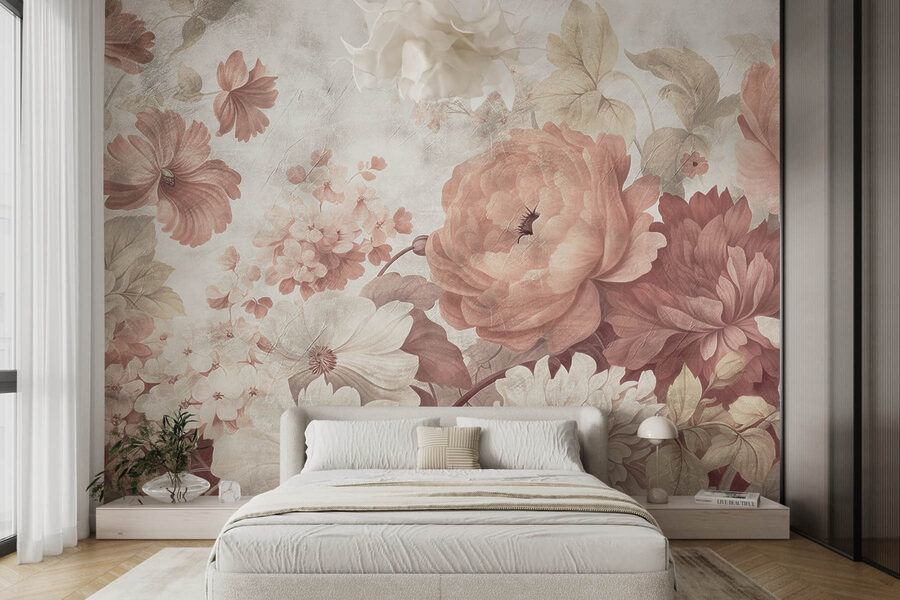Delicate blooms in soft pastel hues Delicate blooms in soft pastel hues