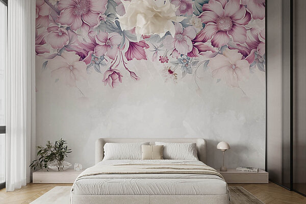 Floral elegance in soft pastels Floral elegance in soft pastels