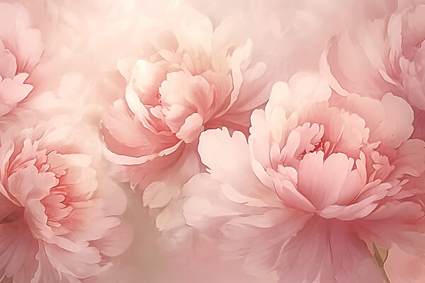 Delicate blossoms in soft hues Delicate blossoms in soft hues