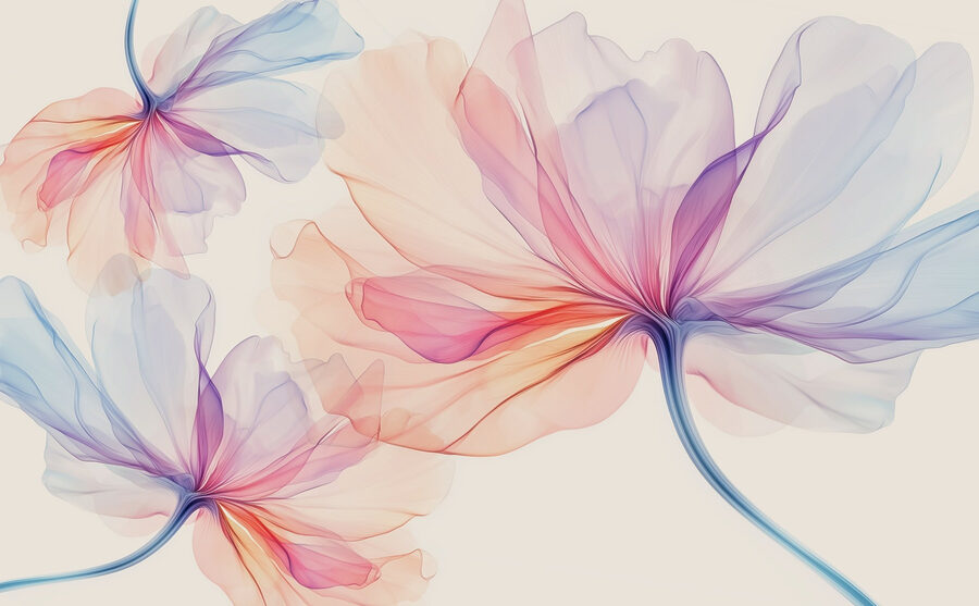 Delicate petals in soft hues Delicate petals in soft hues