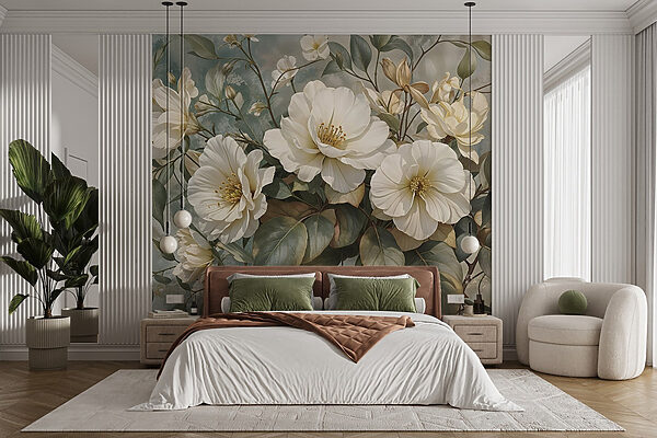 Delicate blooms against a soft backdrop Delicate blooms against a soft backdrop