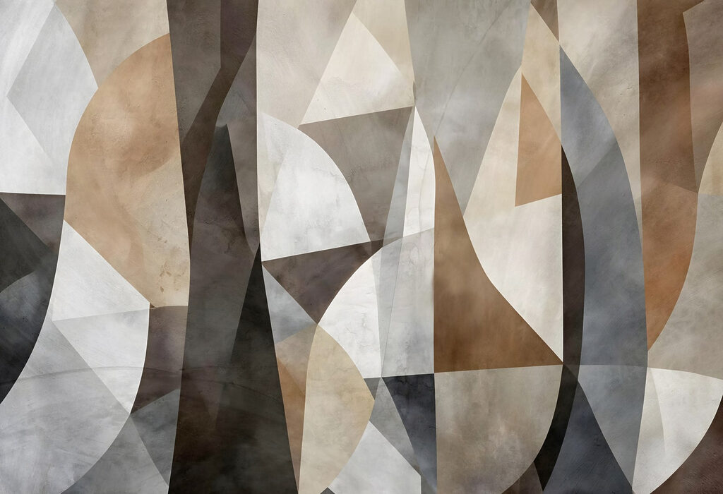 Wall with different colors and shapes Wall with different colors and shapes