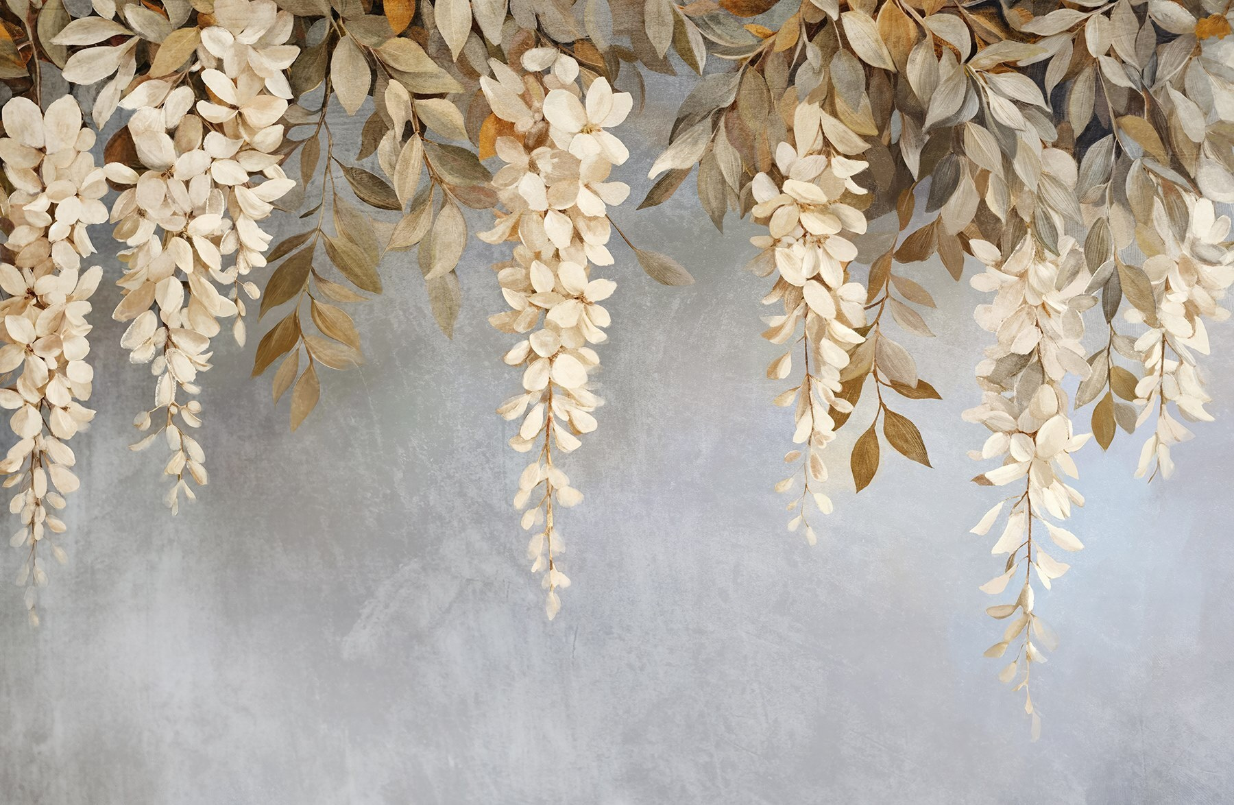 Delicate leaves cascade beautifully down Delicate leaves cascade beautifully down