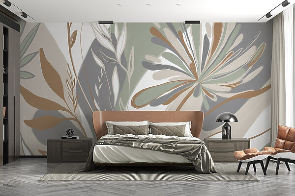 Nature-inspired abstract floral design Nature-inspired abstract floral design
