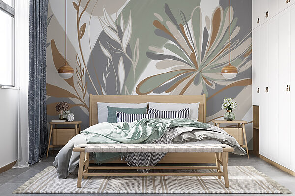 Nature-inspired abstract floral design Nature-inspired abstract floral design