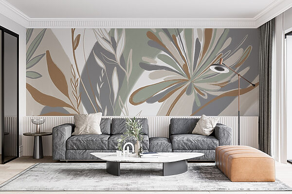 Nature-inspired abstract floral design Nature-inspired abstract floral design