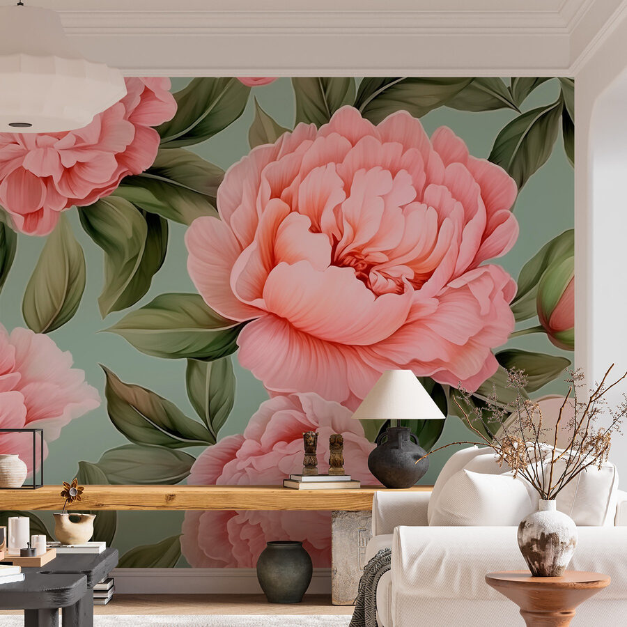 Wall murals Beautiful blooms in soft pastel hues - Image 3