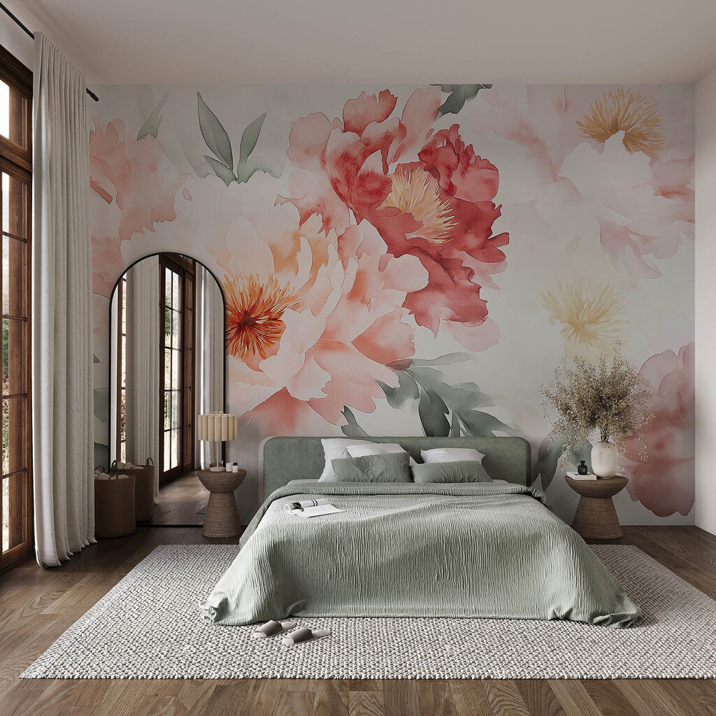 Beautiful blooms in soft hues