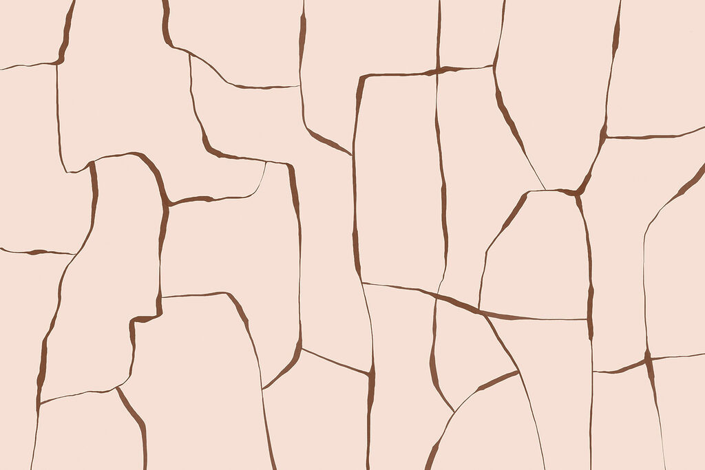 Cracked pattern in soft hues Cracked pattern in soft hues
