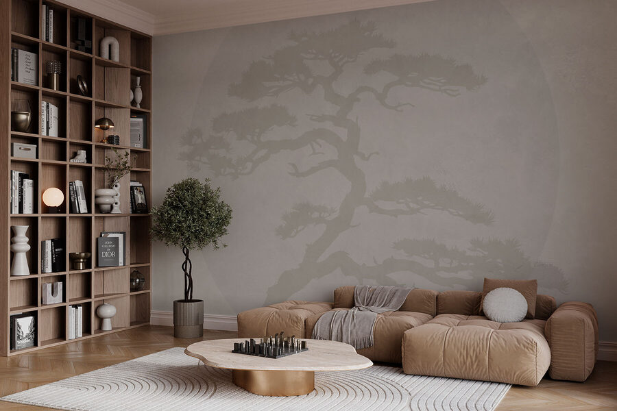 Wall murals Tree with branches and leaves