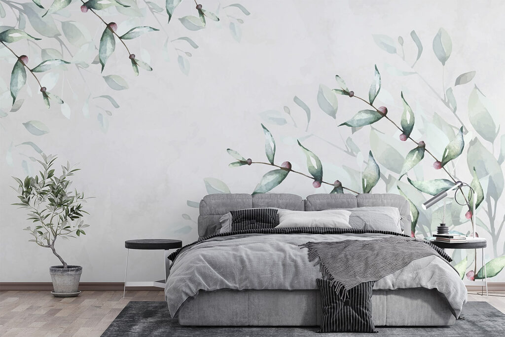 Delicate leaves on a soft background Delicate leaves on a soft background
