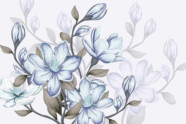 Delicate blooms in soft hues Delicate blooms in soft hues