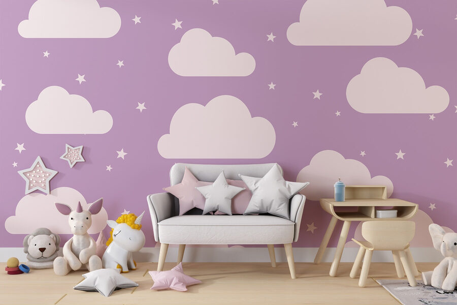 Pattern of clouds and stars
