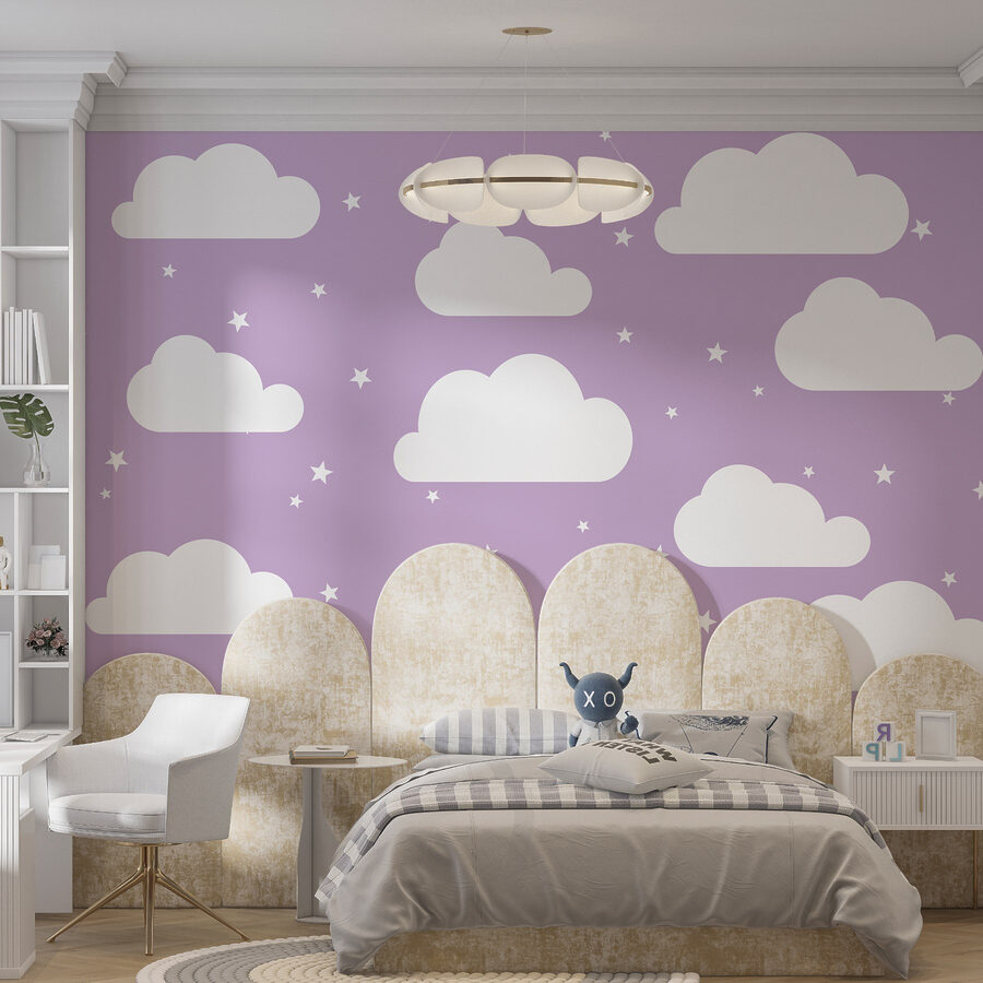 Pattern of clouds and stars
