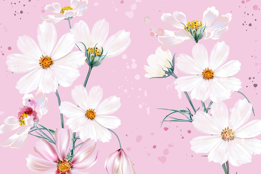 Group of white flowers