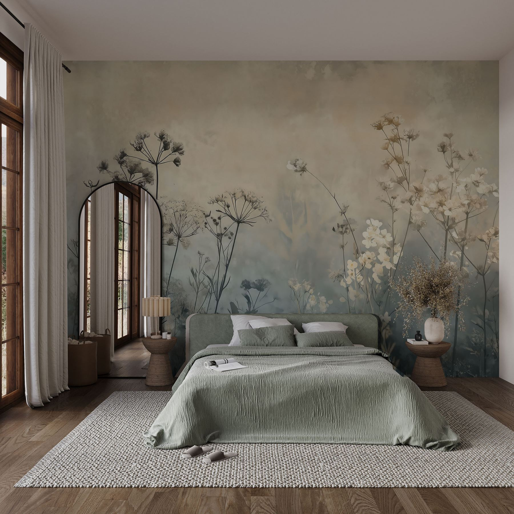 Soft hues of tranquil blossoms