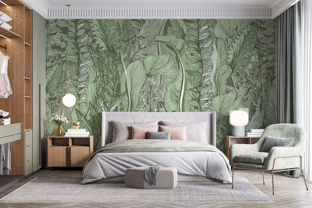 Nature's harmony in leafy patterns Nature's harmony in leafy patterns