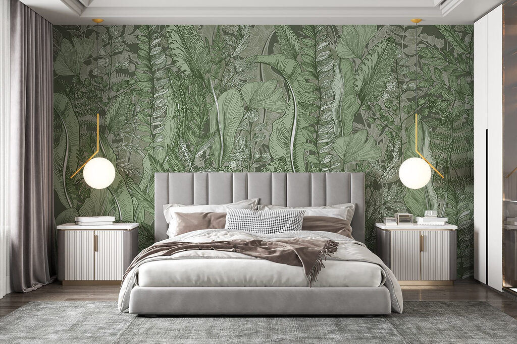 Nature's harmony in leafy patterns Nature's harmony in leafy patterns