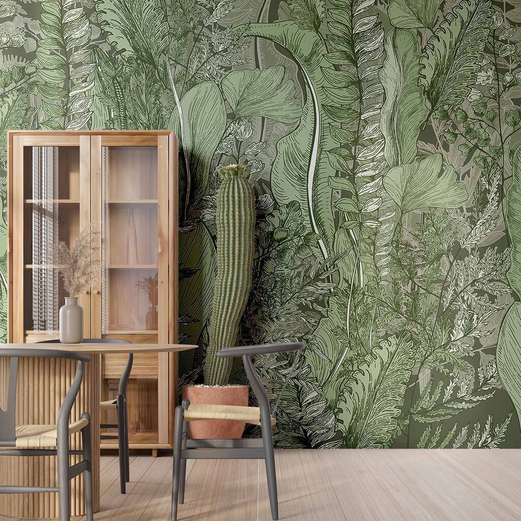 Nature's harmony in leafy patterns Nature's harmony in leafy patterns