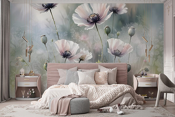Delicate blooms in soft hues Delicate blooms in soft hues