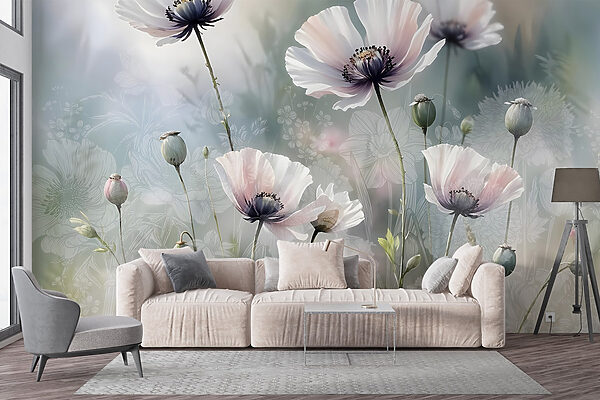 Delicate blooms in soft hues Delicate blooms in soft hues