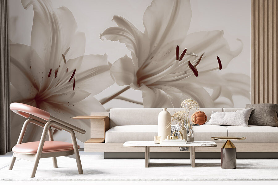 Soft blooms in gentle hues Soft blooms in gentle hues
