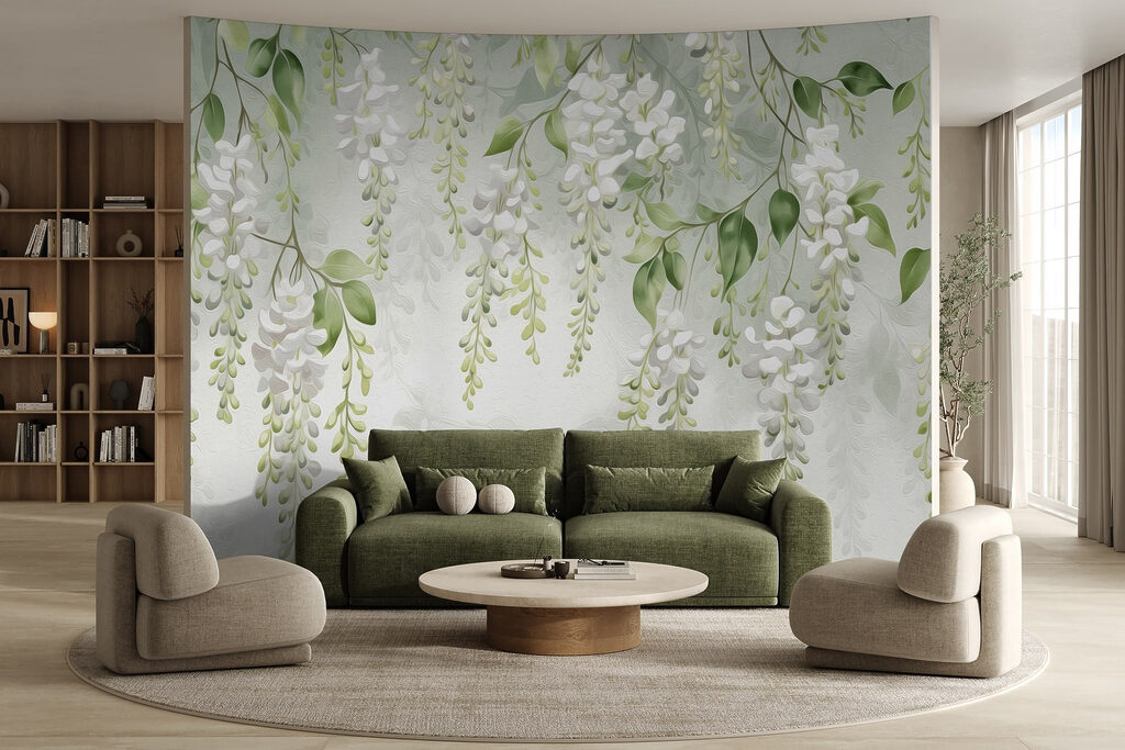 Delicate blossoms in gentle hues