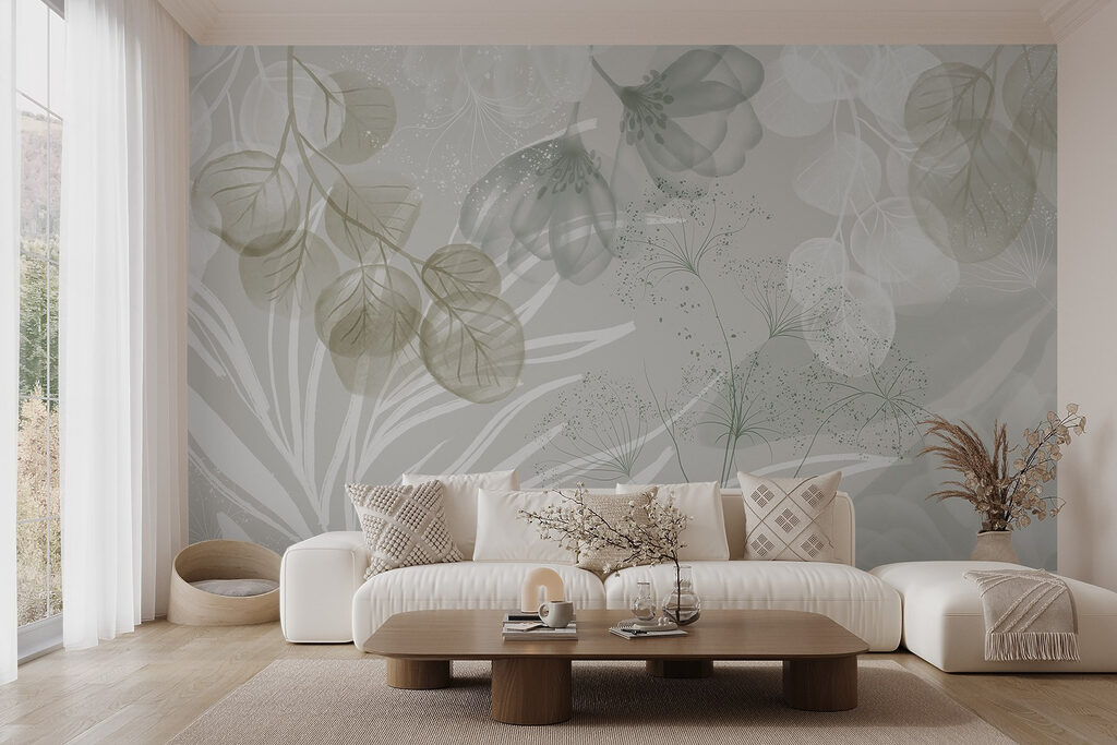 Serene botanical whispers in soft hues Serene botanical whispers in soft hues