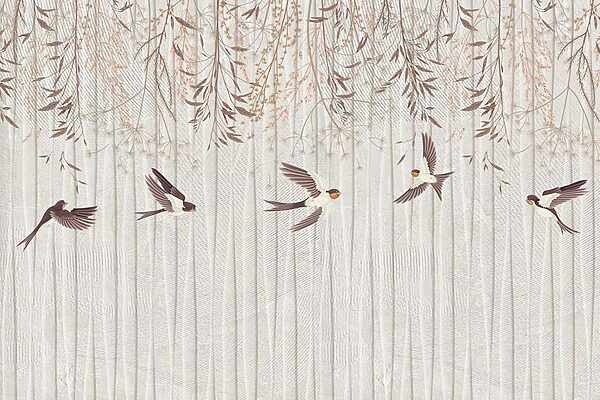 Wallpaper with birds flying Wallpaper with birds flying