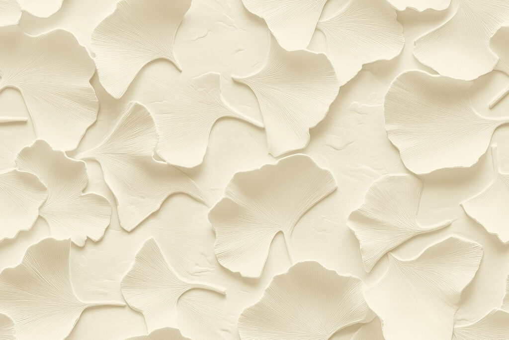 Group of white leaves