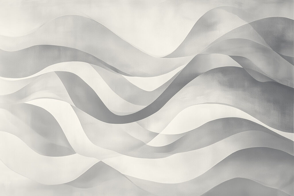 Grey and white background with wavy lines Grey and white background with wavy lines