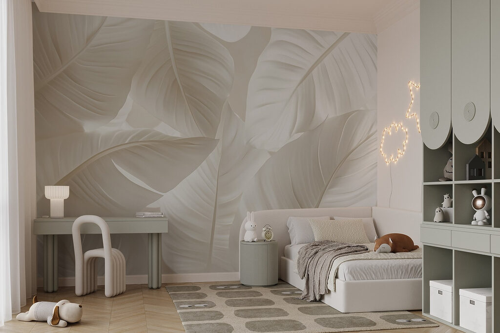 Delicate leaves in soft hues Delicate leaves in soft hues