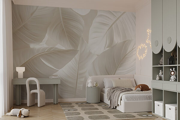 Delicate leaves in soft hues Delicate leaves in soft hues