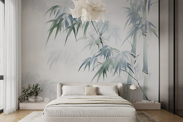 Serene bamboo in soft hues Serene bamboo in soft hues