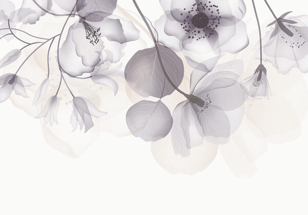 Delicate floral arrangement in soft tones