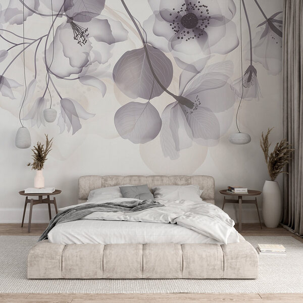 Delicate floral arrangement in soft tones