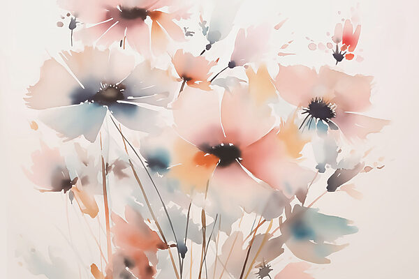 Painting of flowers Painting of flowers
