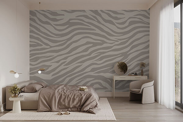 Wall murals Textured wave pattern in neutral tones (SKU: w02751) Wall murals Wall murals Textured wave pattern in neutral tones (SKU: w02751)