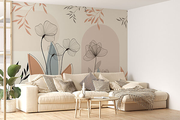 Floral elegance in soft hues Floral elegance in soft hues