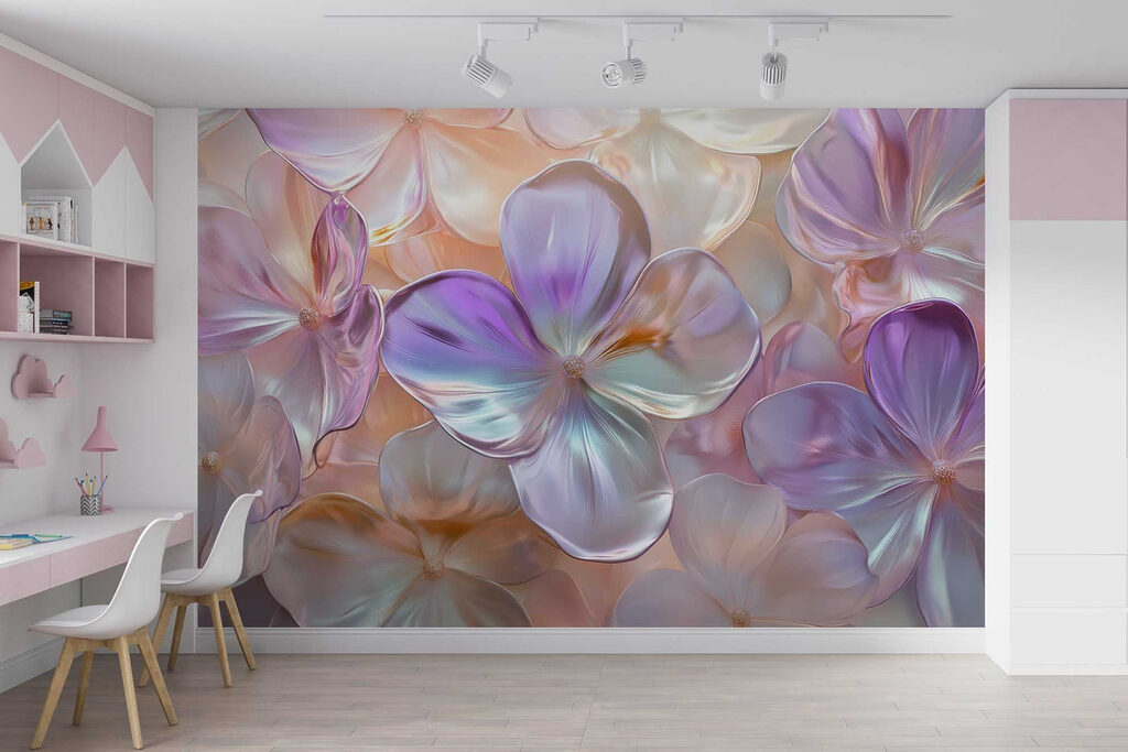 Group of flowers on a surface Group of flowers on a surface