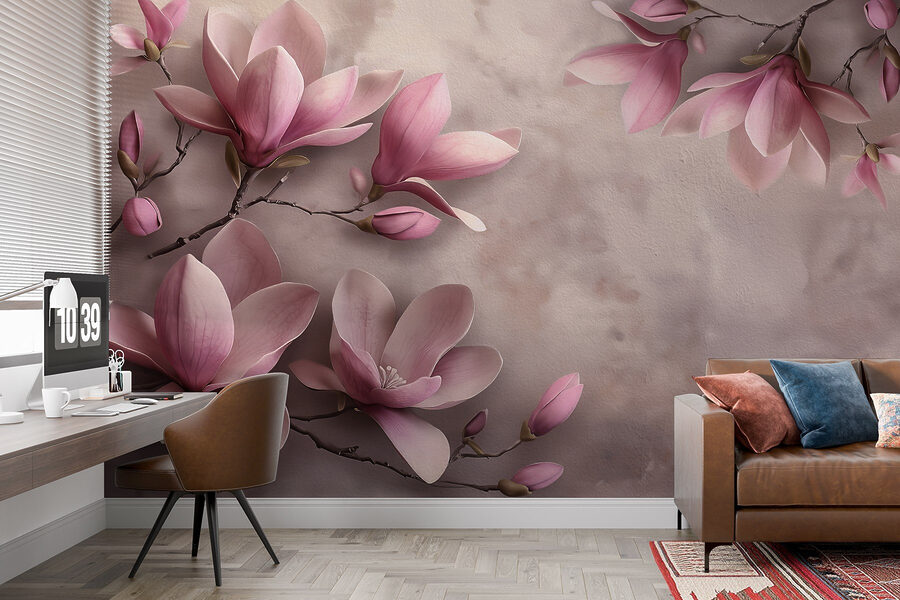 Delicate petals in soft hues