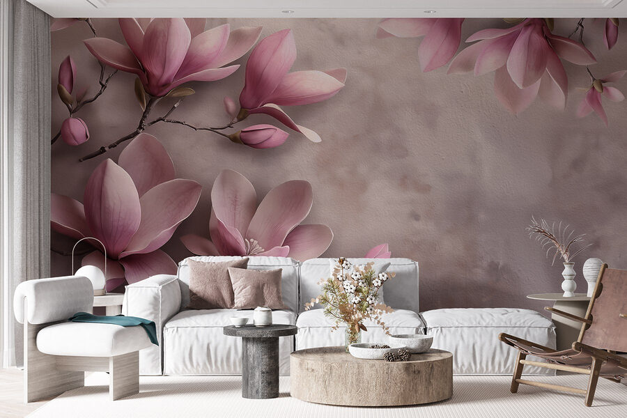 Delicate petals in soft hues