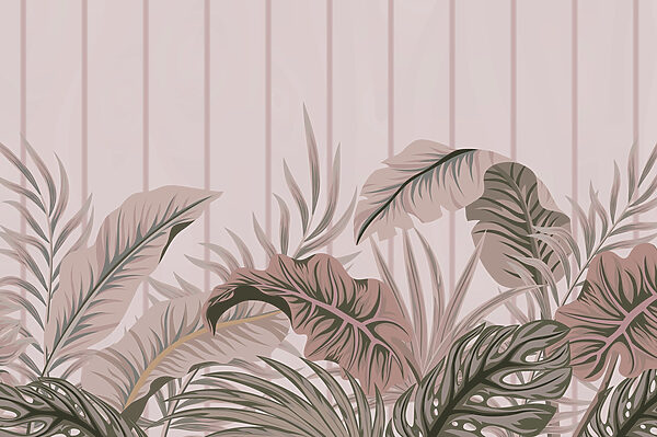 Lush leaves on a soft backdrop Lush leaves on a soft backdrop