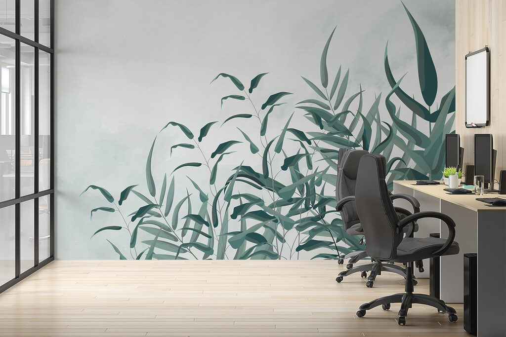 Lush leaves against a soft backdrop