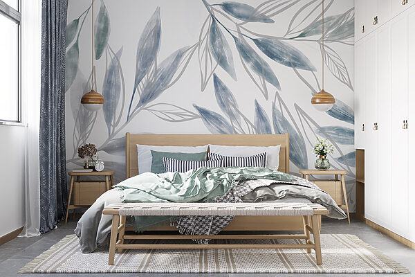 Nature-inspired watercolor leaf design Nature-inspired watercolor leaf design