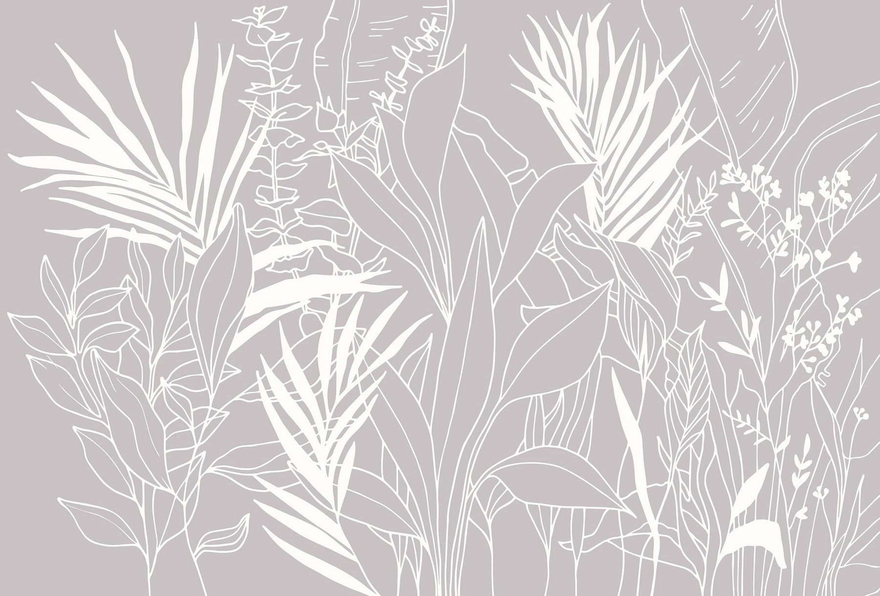 - Elegant foliage on a muted backdrop