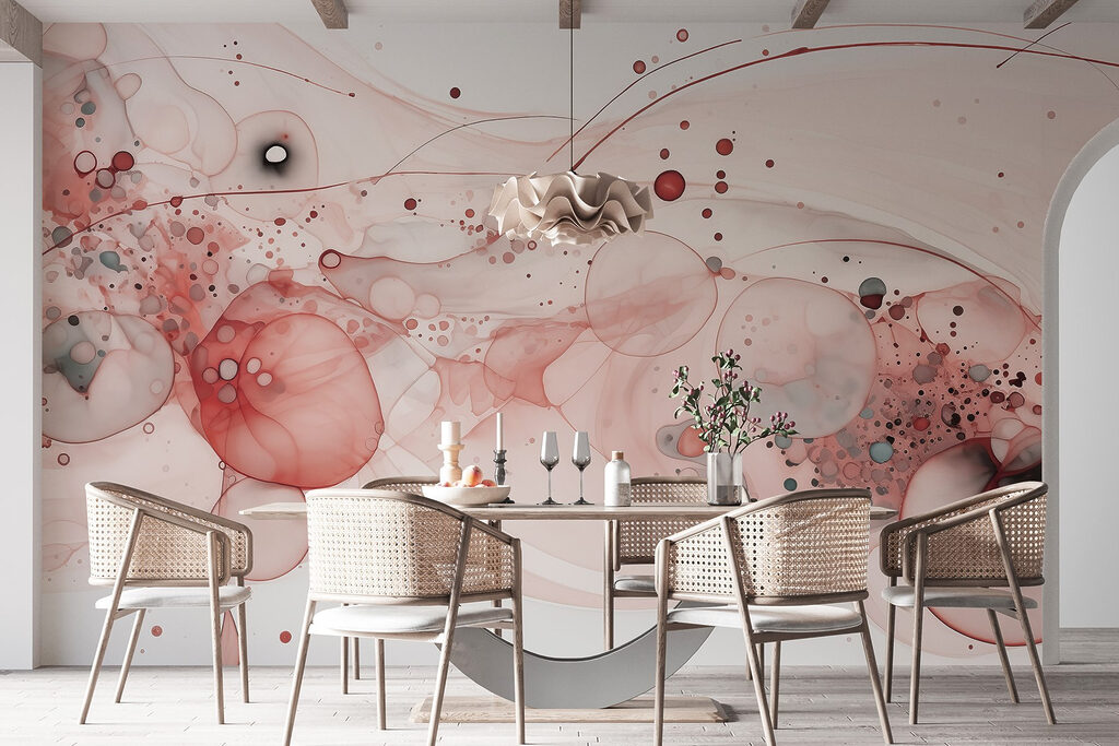 Flowing colors in soft harmony